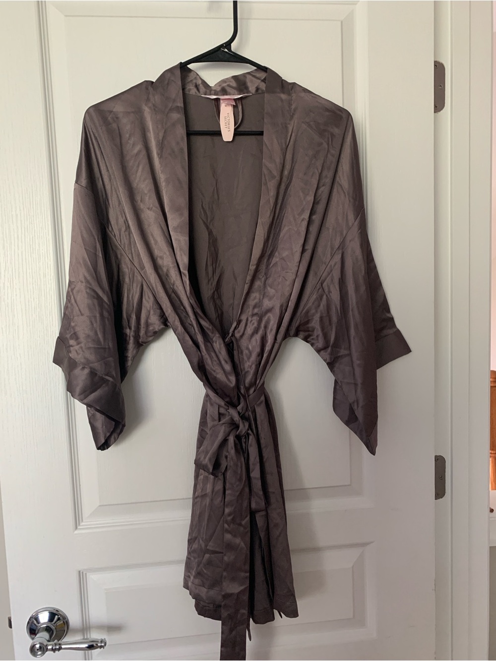 NWT: Silky Taupe Victoria’s Secret Robe with belt.